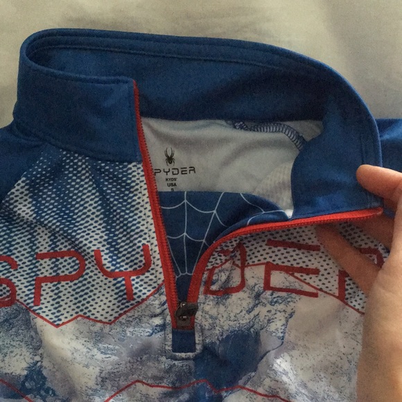 Spyder boy ski base layer top size small(EUC) - Picture 4 of 6